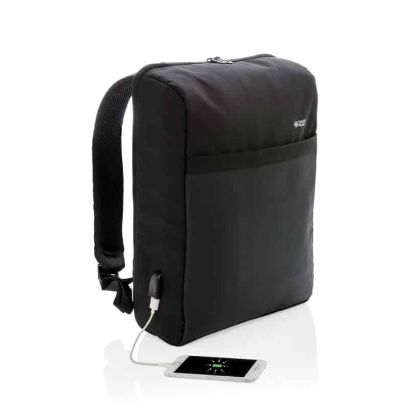 Rucsac antifurt SWISS PEAK RFID USB, 15 inch